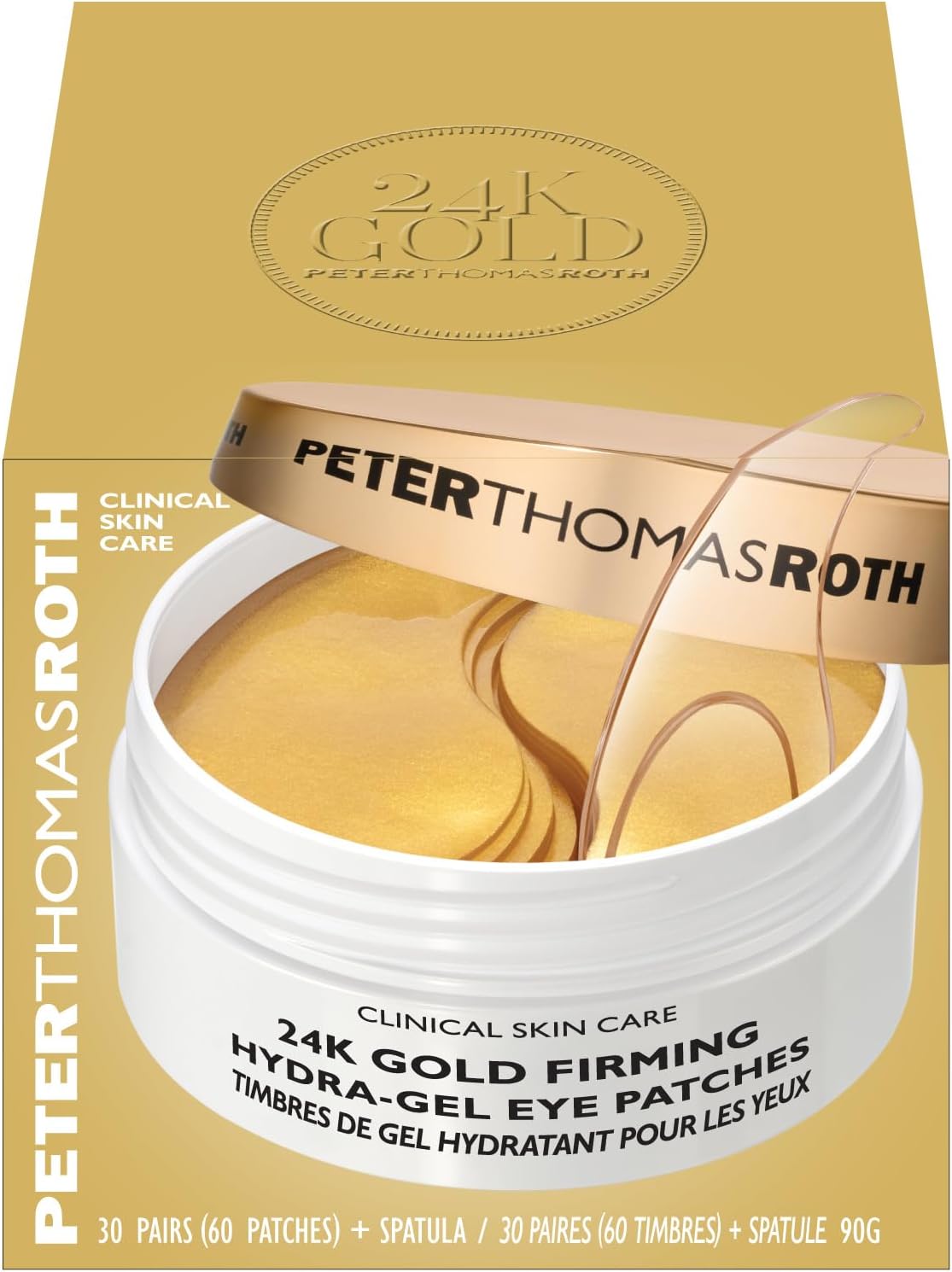 Peter Thomas Roth | 24K Gold Firming Hydra-Gel Eye Patches | Gold-Infused Eye Mask Patches for Fine Lines, Crow's Feet and Dark Circles - Image 2